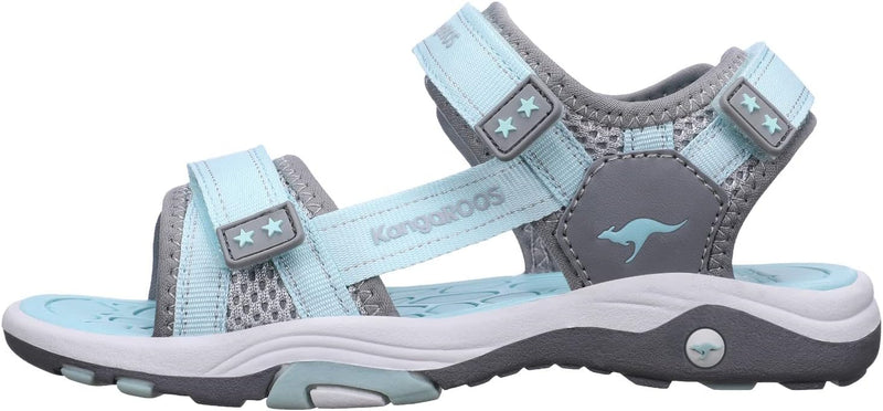 KangaROOS Unisex Kinder K-Leni Kira Sandale 28 EU Ultimate Grey Mint, 28 EU Ultimate Grey Mint