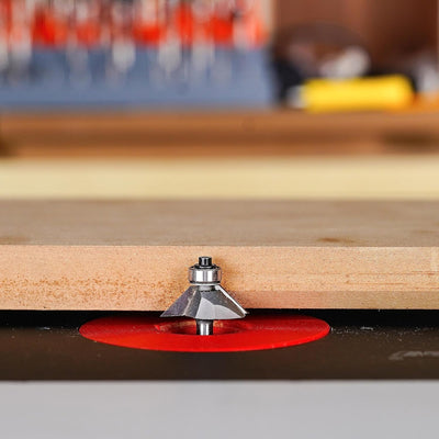 SpeTool Fasenfräser 8mm Schaft 45 Grad Fasenkantenfräser Kegelfräser Kantenfräser mit Kugellager Frä