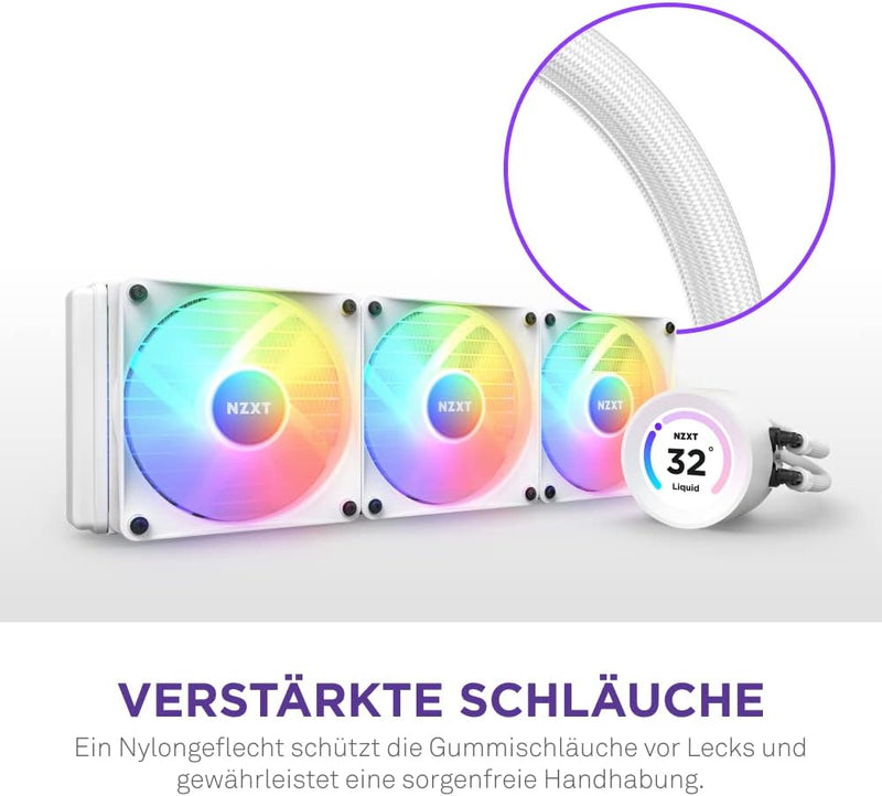 NZXT Kraken Elite 360 RGB - RL-KR36E-W1-360mm AIO CPU Wasserkühlung - 2,36&