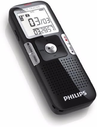 Philips LFH0642 Voice Tracer Digitaler Recorder 2 GB Flash-Speicher MP3 1,4 Zoll/3,56 cm Display Pla