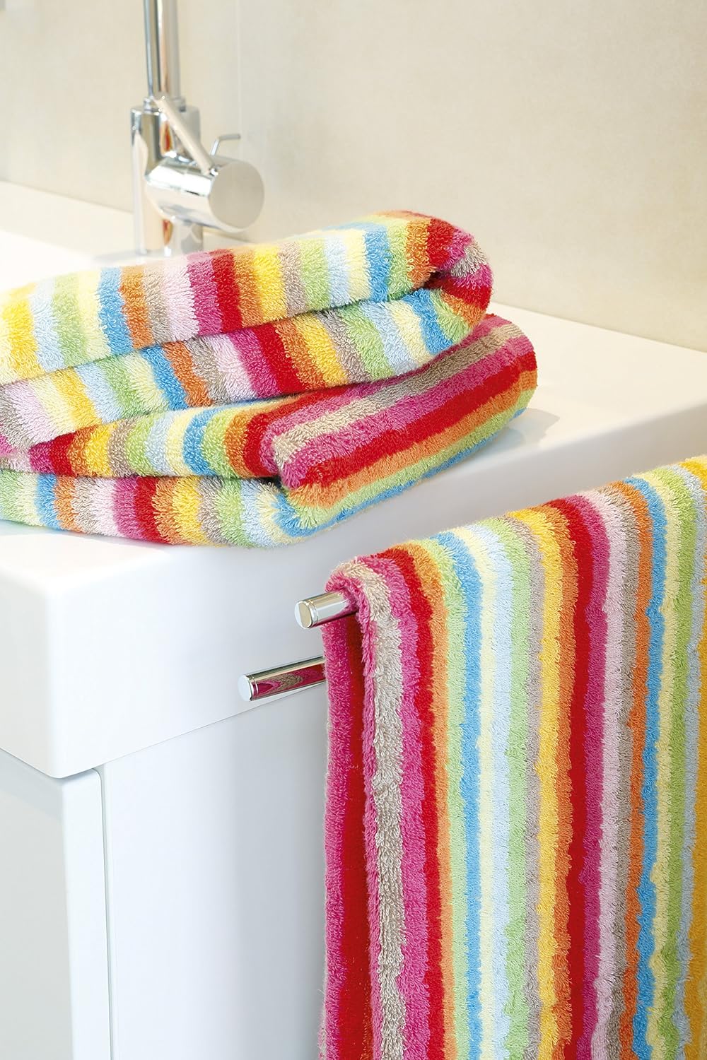 Cawö 7008 Lifestyle Streifen Seiflappen 30 x 30 cm cm 6er Set Seiflappen 30 x 30 cm cm 6er Set Bunte