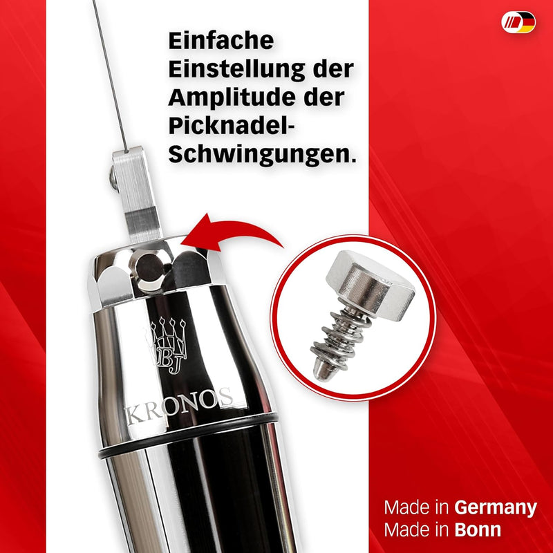 MULTIPICK Kronos Elektropick - [Made in Germany] Elektrischer Picker - Lockpicking - Elektro lock pi