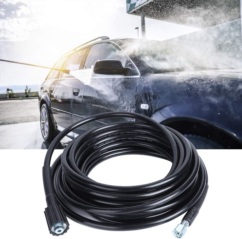 Reinigungsschlauch, Schlauch für Hochdruckreiniger, Edelstahl M14xM22 Gewinde Garage für die Autorei