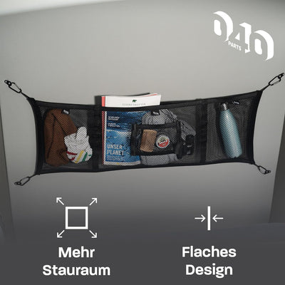 040Parts Gepäck-Netz Kombi-Aufbewahrungs-Netz für Aufstelldach und Innenraum kompatibel mit VW T5 T6