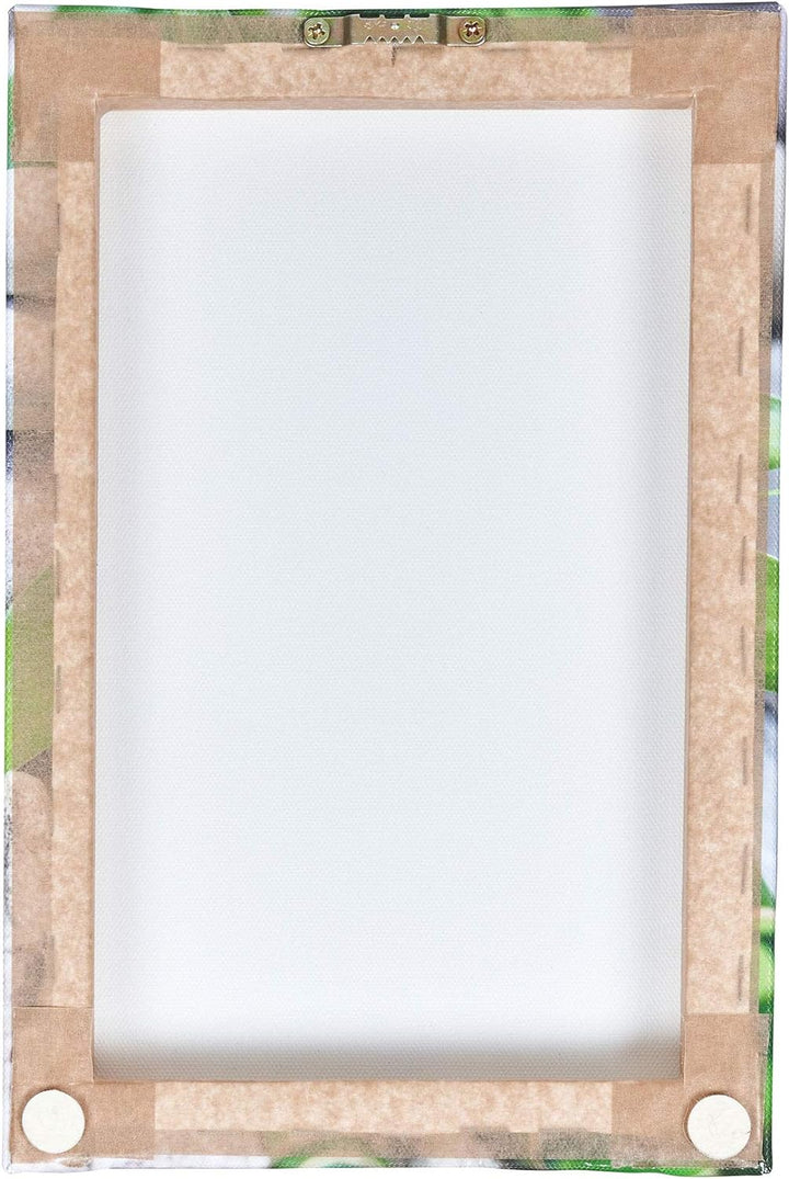 3er Set Wandbild je 30x20cm Leinwand Orchideen Bambus Wellness Deko Wanddeko Keilrahmen, Leinwand