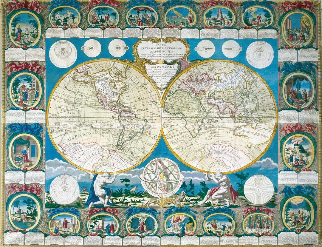 Ravensburger 16670 - Historische Karte, 2.000 Teile Puzzle