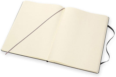 Moleskine - Klassisches Punktraster Notizbuch - Notizheft mit Hardcover und elastischem Verschluss -