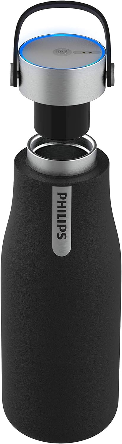 Philips Go Zero Smart UV schwarz gross | Anwendbare Wassertemperatur: 4&