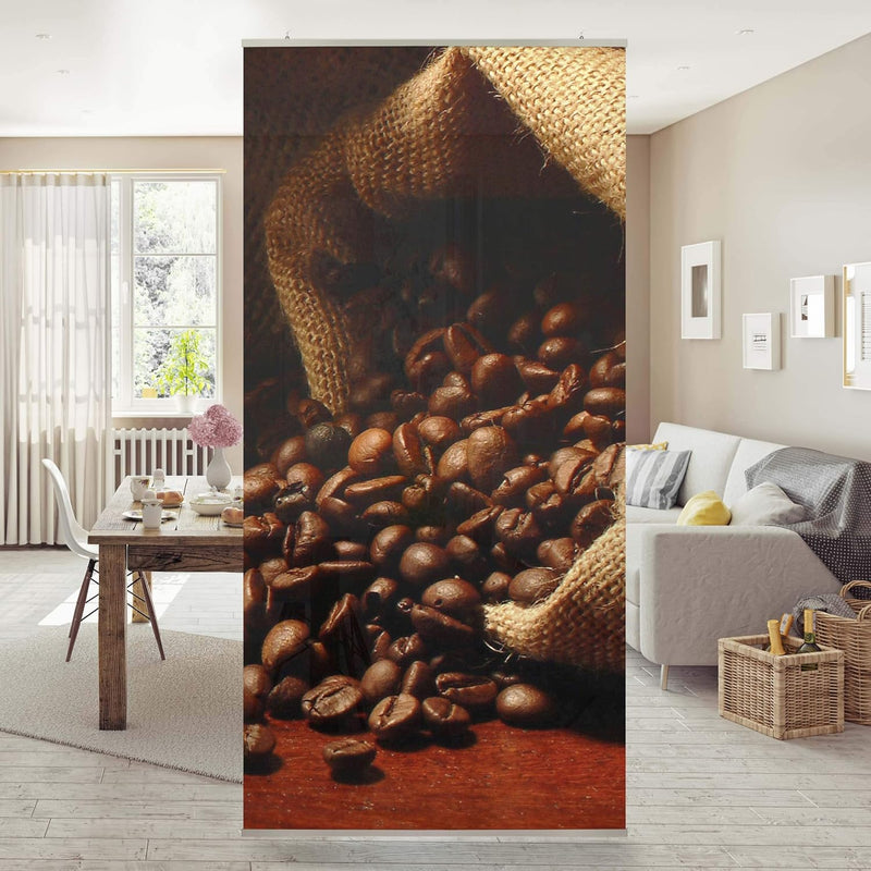 Bilderwelten Raumteiler Dulcet Coffee 250x120cm ohne Halterung 250x120cm without hanger, 250x120cm w