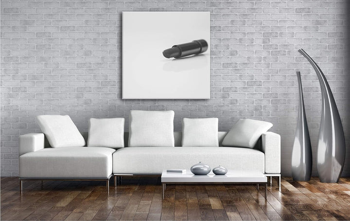 deyoli erotischer roter Lippenstift im Format: 70x70 Effekt: Schwarz&Weiss als Leinwandbild, Motiv a