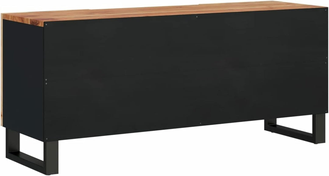 Tidyard TV Schrank Lowboard Fernsehschrank TV Tisch Beistellschrank HiFi-Schrank Massivholz Akazie &