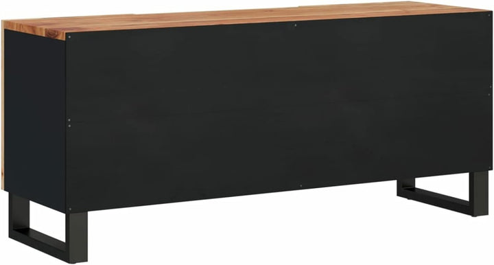 Tidyard TV Schrank Lowboard Fernsehschrank TV Tisch Beistellschrank HiFi-Schrank Massivholz Akazie &
