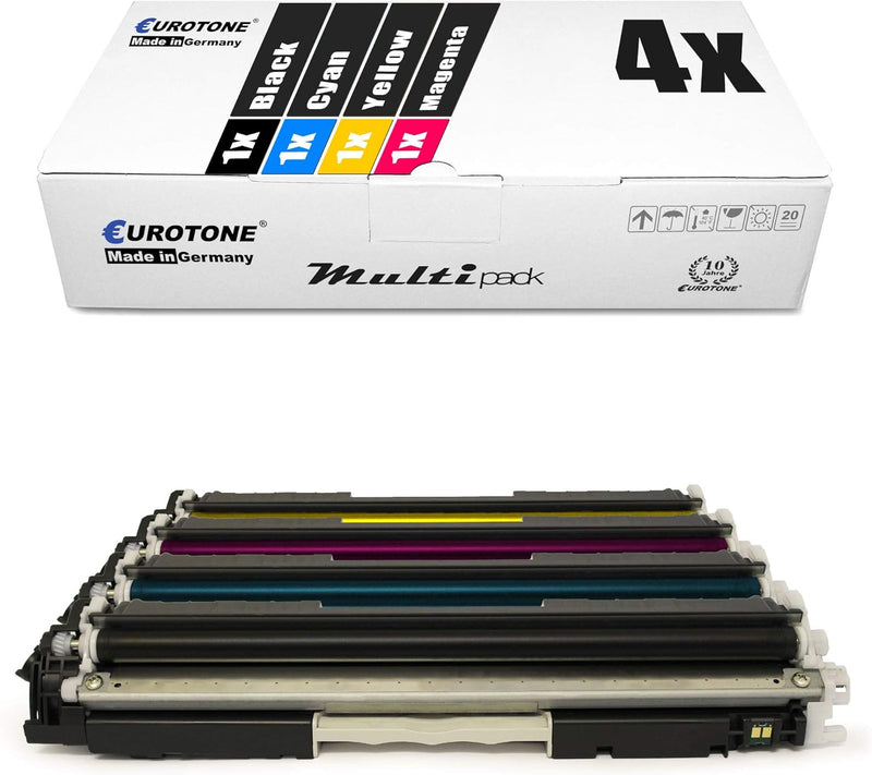 4X Müller Printware kompatibler Toner für HP Color Laserjet Pro MFP M 176 177 fw n ersetzt CF350A-53