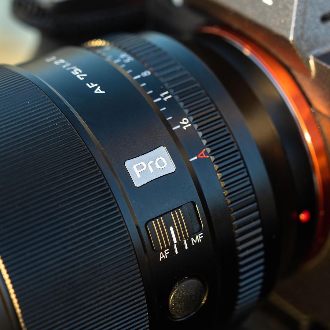 VILTROX 75mm f/1.2 E-Mount Objektiv Prime APS-C Autofokus für Sony a6000 a6400 a6700 a6600 ZV-E10 a7