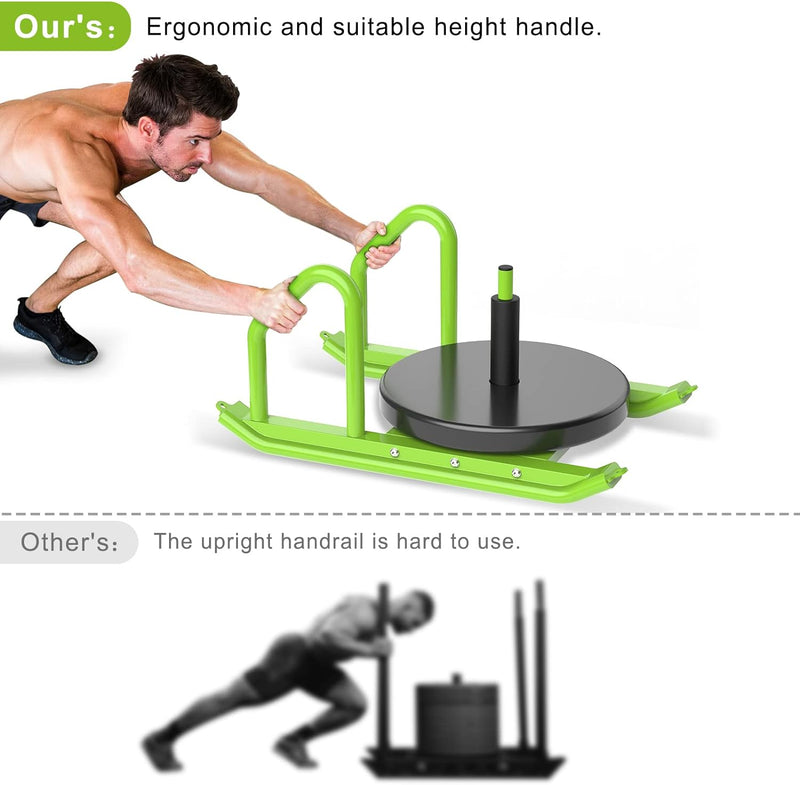 Kipika Gewichtsschlitten, Workout Schlitten, Fitness Krafttraining Schlitten, Speed Training Schlitt