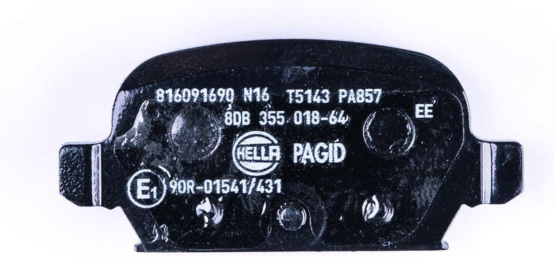 HELLA PAGID 8DB 355 018-641 Bremsbelagsatz - T5143 - Dicke/Stärke: 14mm - Bremssystem: Lucas - mit a