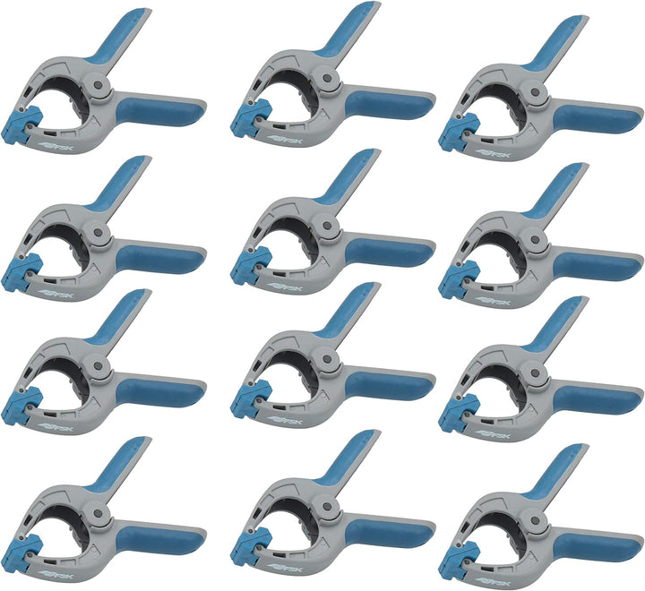 Ferrestock FSKPRS102 Halteklammern mit Feder, rutschfester Griff, drehbare Backen, extra starke Fede