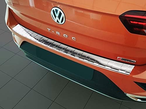 Ladekantenschutz aus Edelstahl mit 3D Abkantung passend für VW T-ROC ab 2017 (auch Cabrio) AZ2900015