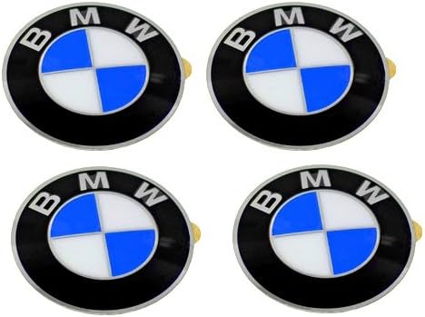 BMW Felgendeckel Embleme (4) Abzeichen 64,5 mm OEM E46 E60 E90 E92