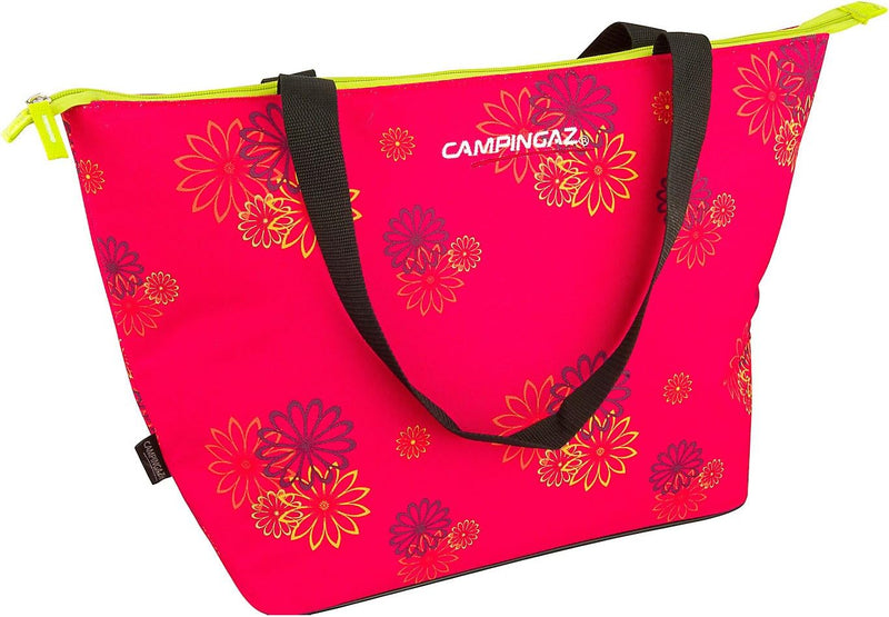 Campingaz 2000013686 Kühltasche, rosa daisy faltbar, 15 Liter (36.5 x 18 x 32 cm)