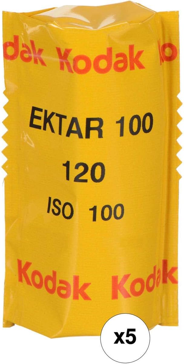 Kodak 8314098 Professional Ektar 100-120 Farbnegativ-Filme 5er Pack, Film