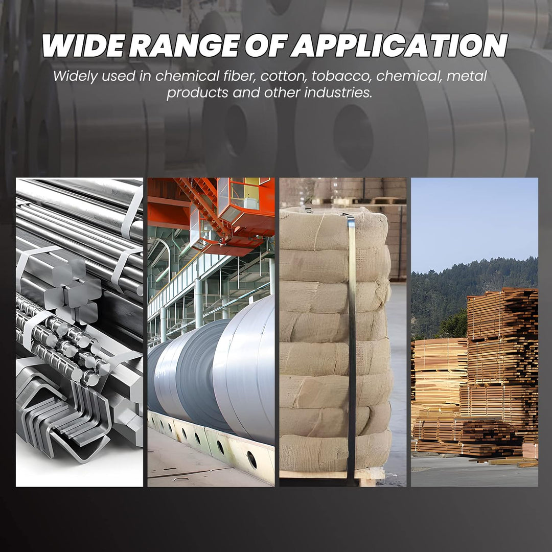 Spolehli Umreifungswerkzeuge aus Stahl Handheld nahtlose Metall Bindungswerkzeug Geeignet eignet sic