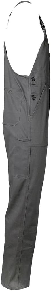 Planam 193027 BW 290 Latzhose, Grau, Grösse 27 Grau 27, Grau 27
