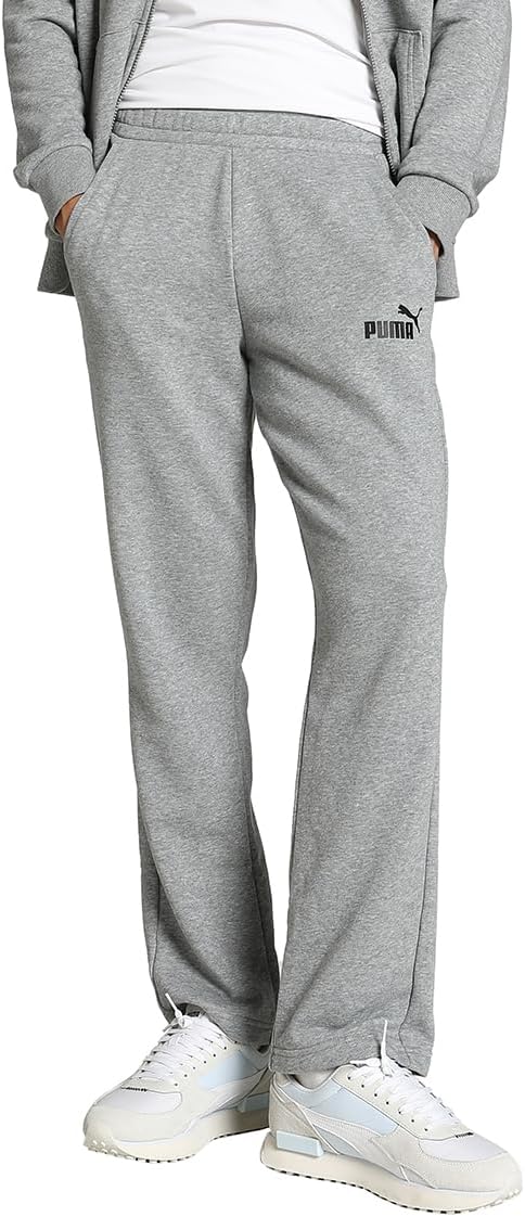 PUMA Herren ESS Logo Pants TR op SRL Hose 4XL Medium Gray Heather 82, 4XL Medium Gray Heather 82