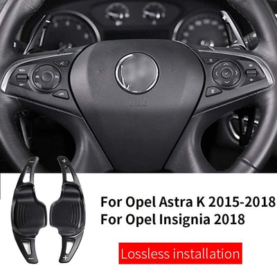 ontto 2 Stücke Lenkrad Schaltwippen Verlängerung für O-pel Astra K 2015-2018 Insignia 2011-2018 Shif