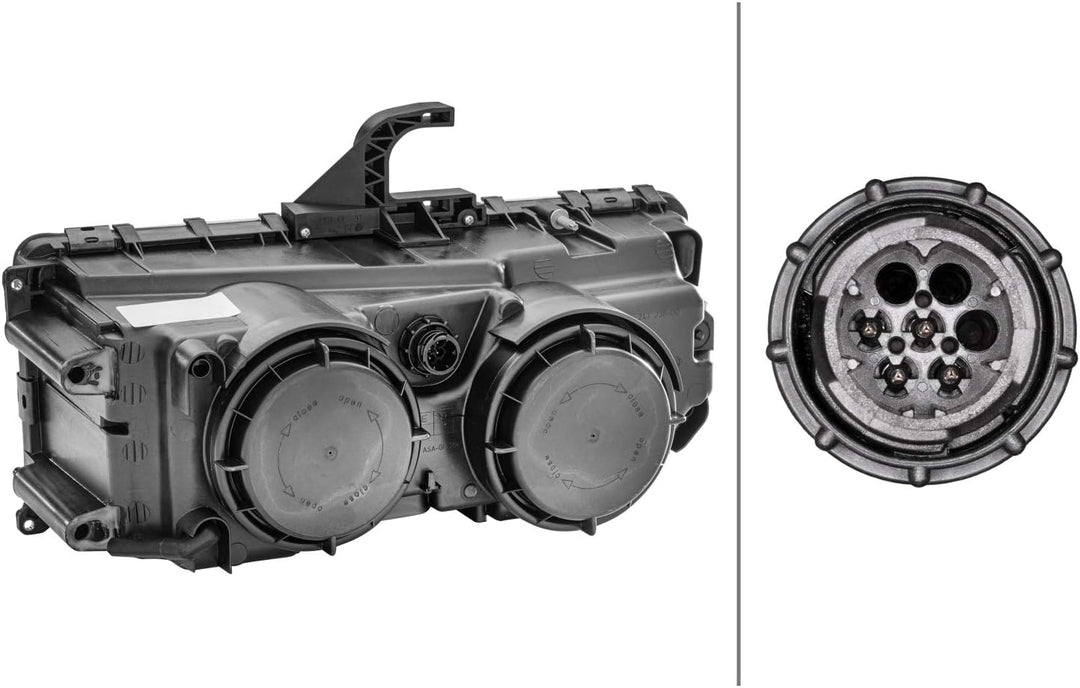 HELLA 1DB 247 011-021 Halogen-Hauptscheinwerfer - rechts - für u.a. Mercedes-Benz Axor II Rechts (Be