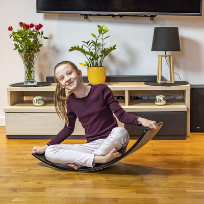 KiddyMoon Balance Board Aus Holz Für Kinder, Babys Montessori Spielzeug, Gleichgewicht, Balancieren