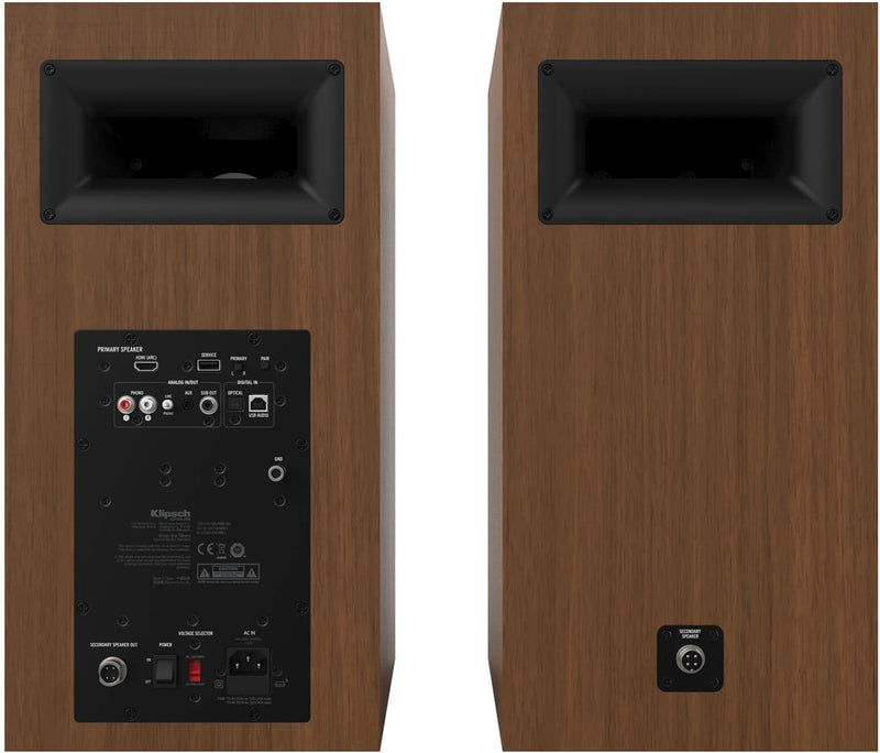 Klipsch - The Nines - Powered Monitor (Paar) - Walnuss