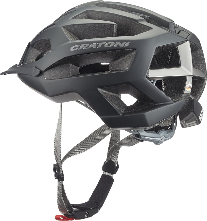 Cratoni C-Flash Fahrradhelm S/M Black-Anthracite Glossy, S/M Black-Anthracite Glossy