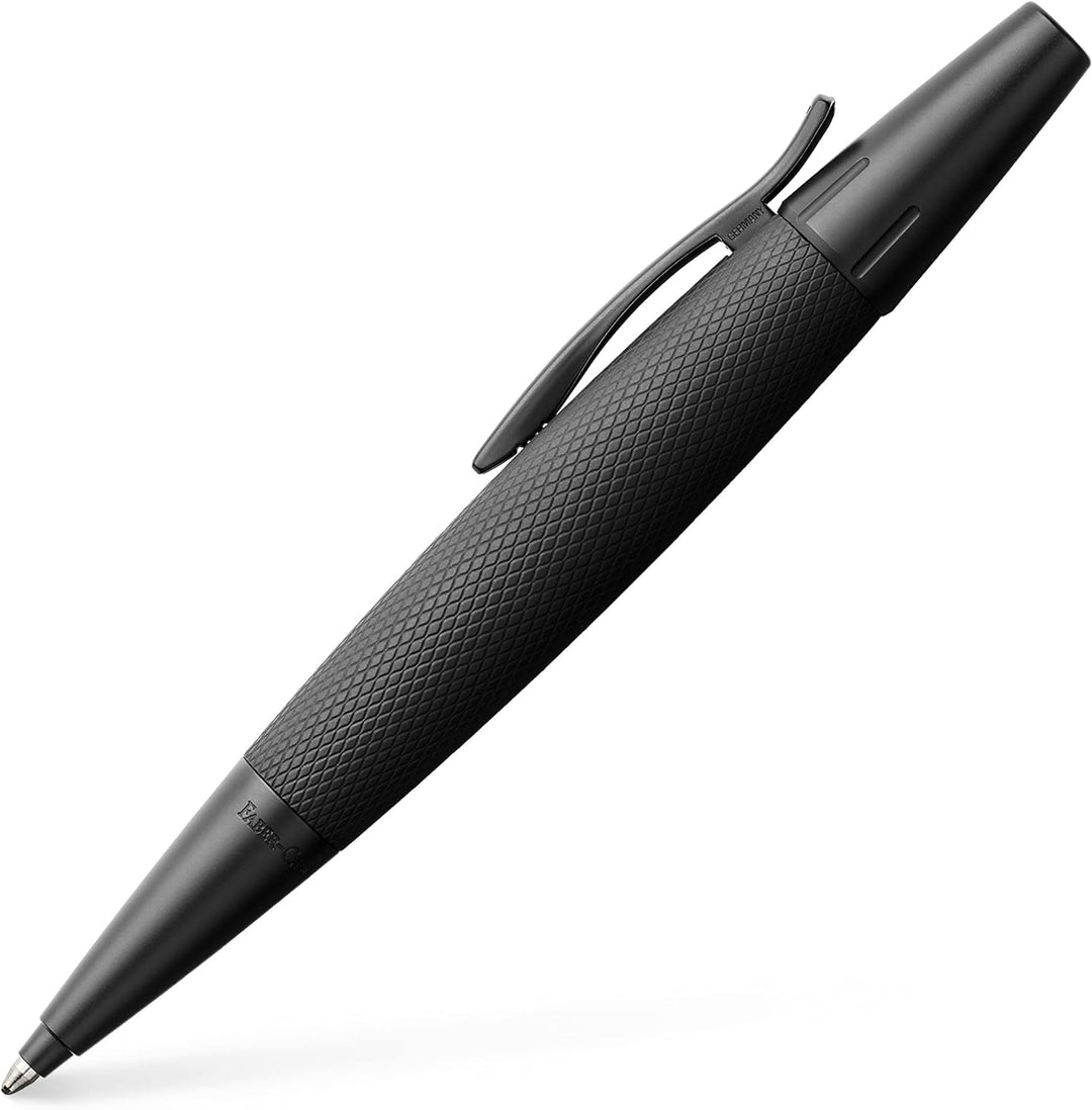 Faber-Castell 148690 - Drehkugelschreiber e-motion Pure Black, Schreibstärke B,1 Stück Kugelschreibe