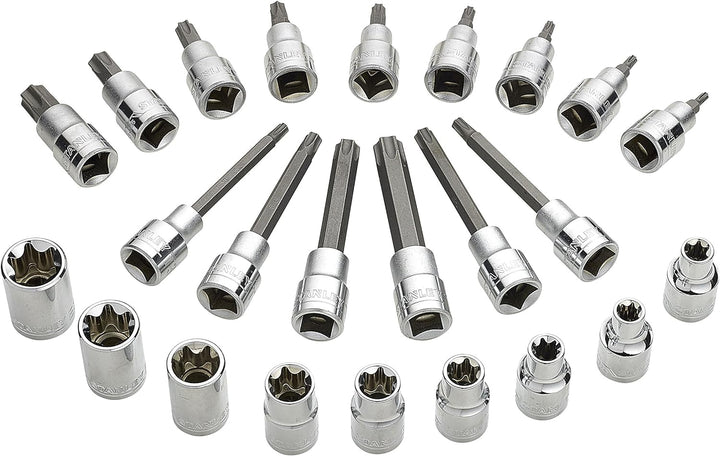 Stanley Transmodul System, Modul 1/2 Zoll Torx Bit-Steckschlüssel-Set (mit Maxi-Drive Profil, S2 Sta
