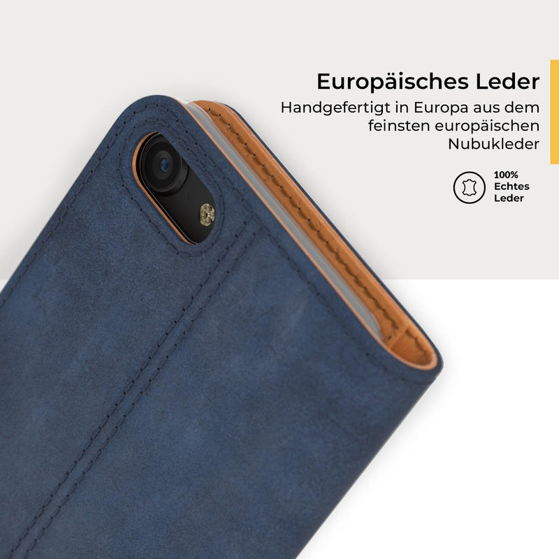 Snakehive iPhone SE 2022/2020 und iPhone 7/8 Hülle Leder | Stylische Handyhülle mit Kartenhalter & S