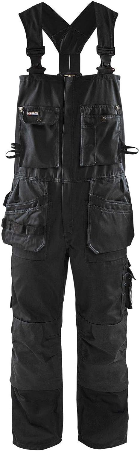 Blakläder Arbeitshose Latzhose Hose Multifunktion 2600, Farbe:schwarz;Grösse:54