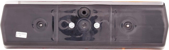 HELLA - Heckleuchte - Glühlampe - 12/24V - Anbau/geschraubt - Lichtscheibenfarbe: rot/gelb - Stecker