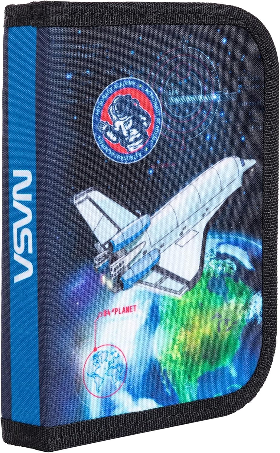 Goldkids Schulranzen Schulranzen-set NASA USA Weltraum Ranzen Kinderrucksack Federmappe Schuhbeutel