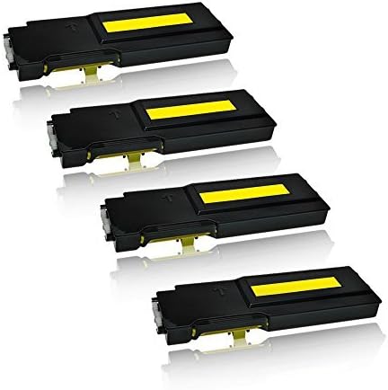 Eurotone 4X Yellow/Gelb Rebuilt Toner für Dell C2660 C2665 C2660DN C2600 Series C2665DNF C2665DN C26