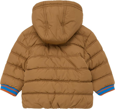 s.Oliver Unisex - Baby Steppjacke mit Fleecefutter 68 Brown, 68 Brown