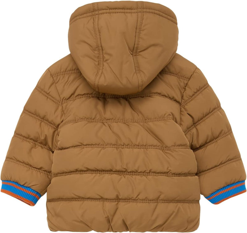 s.Oliver Unisex - Baby Steppjacke mit Fleecefutter 68 Brown, 68 Brown