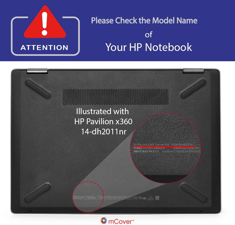 mCover Schutzhülle kompatibel mit 2-in-1-Convertible Notebooks der Serie 2020 ~ 2021, 35,6 cm (14 Zo