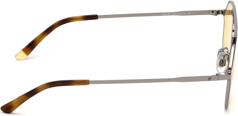 Web Unisex-Erwachsene WE0198 14J 57 Brillengestelle, Grau (Rutenio Chiaro LucRoviex), 57.0