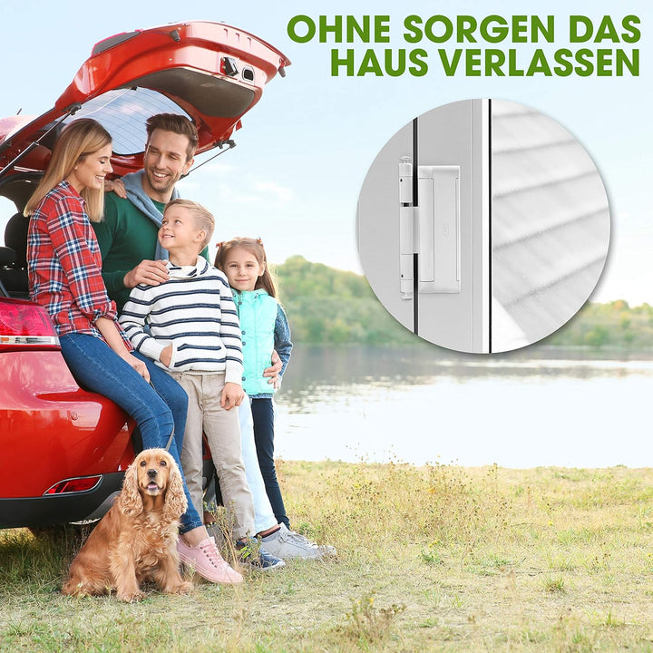 Cal Doublex XL - Fenstersicherung gegen Einbruch, auch für Balkontür, Terassentür Einbruchschutz (we
