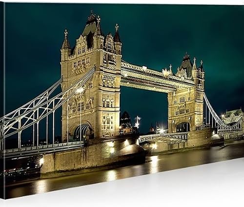 islandburner Bild Bilder auf Leinwand Tower Bridge London 1p XXL Poster Leinwandbild Wandbild Dekoar