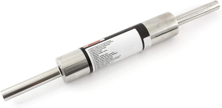 FMprofessional Teigroller aus hochwertigem Edelstahl, Nudelholz als Backzubehör, Backrolle zum Teigr