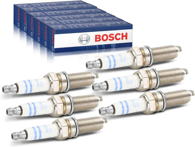 6x Original BOSCH 0242135509 Zündkerzen Kompatibel mit W203 W204 2005-2011 S203 S204 2005-2010 W211