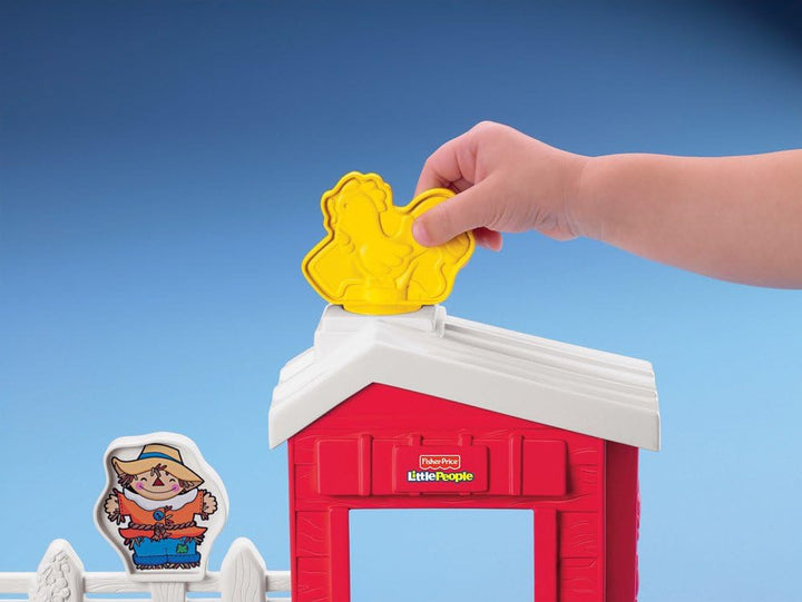 Mattel R6929-0 - Fisher-Price Little People Farm, mit viel Zubehör wie Tiere und Traktor