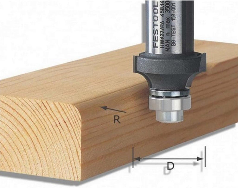 Festool Abrundfräser HW R4-OFK 500 Radius 4 mm, Radius 4 mm